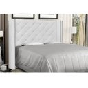 Ver imagem 2 de Cabeceira Vicenza Para Cama Box King 195 cm Corino - D’Rossi - Branco