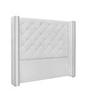 Ver imagem 1 de Cabeceira Vicenza Para Cama Box King 195 cm Corino - D’Rossi - Branco