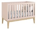 Ver imagem 2 de Jogo de Quarto para Bebê Completo 2 Portas Classic New Rosa Fosco com Natural - Reller