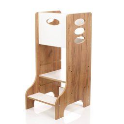 Torre de Aprendizagem Banquinho Montessori Torre Cozinha - 1