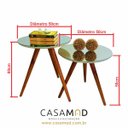 Ver imagem 5 de Mesa Lateral Espelhada Laqueada - 60 cm Altura