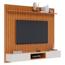Ver imagem 4 de Painel Suspenso Loft 1.8 com Aparador Buffet Classic 2 Portas Nature Off White - Imcal