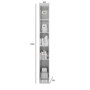 Ver imagem 2 de Modulado Completo De Canto Solteiro 5 Portas 6 Gavetas - Rizon-Branco - Móveis Novo Horizonte