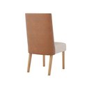 Ver imagem 7 de Conjunto Mesa de Jantar Adriana com Vidro e 6 Cadeiras Anne Henn - Nature/off White/corano Caramelo/
