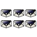 Ver imagem 1 de Luminaria Solar Spot Kit 6 Uni Balizadora Parede 3 Funçoes Sensor Presença Lampada Iluminaçao