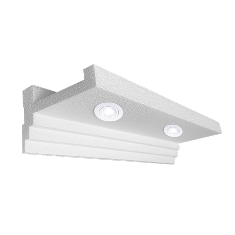 Sanca de Isopor Moldura de Teto Decorativa 1 Metro