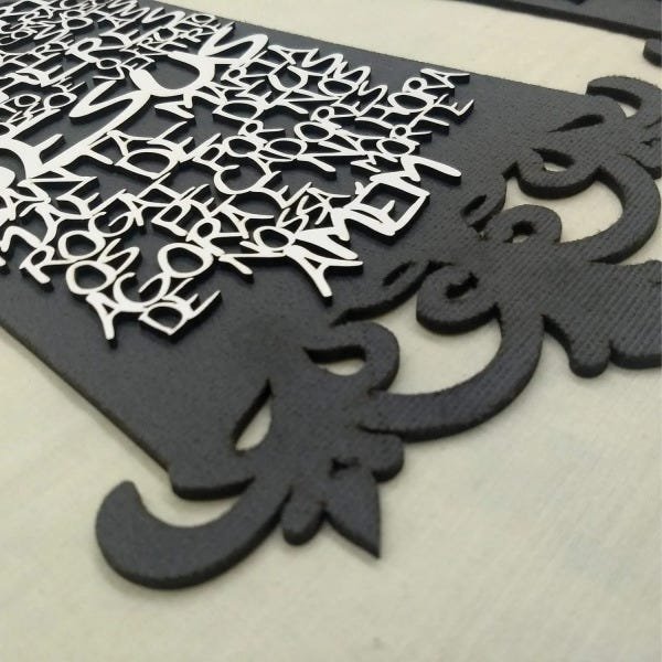 Quadro decorativo Oração - Cinza - Pai Nosso - 5