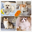 Ver imagem 4 de Escova a Vapor para Pets 3 em 1 - Beje com Laranja