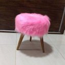 Ver imagem 2 de Puff Peludo - Rosa