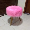 Ver imagem 1 de Puff Peludo - Rosa