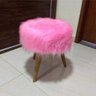 Puff Peludo - Rosa - 1