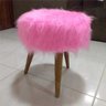 Puff Peludo - Rosa - 3