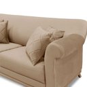 Ver imagem 6 de Sofá Living 2 Lugares 1,60m Vênus Suede Pés Castanho - Pallazio - Bege