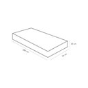 Ver imagem 5 de Colchão Solteiro Ortobom Physical Super Resistente Branco com Estampa Florida 78x188x20