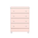 Ver imagem 3 de Quarto de Bebe Infantil Doce Sonho Berço e Cômoda 4 Gavetas Qmovi