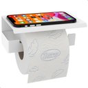 Ver imagem 2 de Suporte Papel Higiênico Suporte Parede Branco F.elg