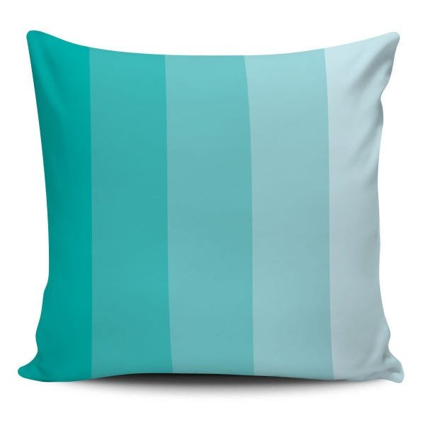 Capa Almofada decorativa Geometrica Listrada Tiffany 45x45cm - 2