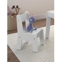 Ver imagem 4 de Conjunto Mesa Infantil com 2 Cadeiras Mdf Diana Branco Brilho Ofertamo