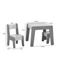 Ver imagem 5 de Conjunto Mesa Infantil com 2 Cadeiras Mdf Diana Branco Brilho Ofertamo