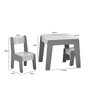 Conjunto Mesa Infantil com 2 Cadeiras Mdf Diana Branco Brilho Ofertamo - 5