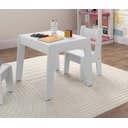 Ver imagem 3 de Conjunto Mesa Infantil com 2 Cadeiras Mdf Diana Branco Brilho Ofertamo