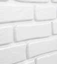 Ver imagem 4 de Kit 25 Placas Revestimento de Parede PVC 3d Alto Relevo Tijolinho Branco