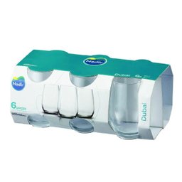 Conjunto de Copos de Vidro 6 Peças Long Drink 480 ml Nadir Figueiredo Dubai 7664 - 3