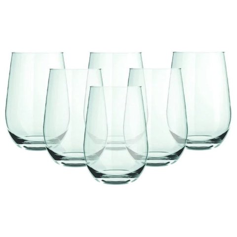 Conjunto de Copos de Vidro 6 Peças Long Drink 480 ml Nadir Figueiredo Dubai 7664