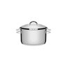 Caçarola Funda em Aço Inox Fundo Triplo Com Tampa Tramontina Solar 20 cm 3,60 Litros 62504/201 - 1