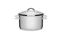 Ver imagem 1 de Caçarola Funda em Aço Inox Fundo Triplo Com Tampa Tramontina Solar 20 cm 3,60 Litros 62504/201