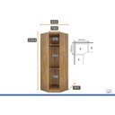 Ver imagem 3 de Guarda Roupa Modulado Closet 1P Esp Rizon N. Horizonte Cinam