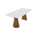 Ver imagem 1 de Mesa Jantar Contemporânea 1,80x0,90 -Orlando Domus Móveis