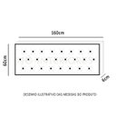 Ver imagem 3 de Cabeceira Estofada para Cama Queen Capitonê 160X60cm Bege Claro - Tecido Veludo Suede Liso