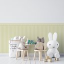Ver imagem 3 de 5 Rolos - Papel de Parede Decorativo Autocolante Meia Parede Infantil