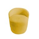 Ver imagem 7 de Kit Namoradeira + Poltrona Yara Orgânica Couro Amarelo
