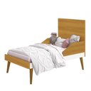 Ver imagem 6 de Dormitório Completo Infantil Theo 3 Portas, Cômoda 6 Gavetas, Berço e Mesa de Canto Branco/Savana