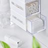 Porta Algodão Cotonete Organizador Adesivo Acrílico Manicure - 3