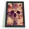 QUADRO DECORATIVO SKULL COM VIDRO - 20x30 - 1