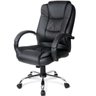 Cadeira para Escritório Presidente Estofada Giratória Confort - Lyam Decor - 3