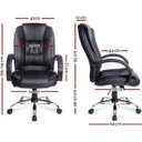 Ver imagem 5 de Cadeira para Escritório Presidente Estofada Giratória Confort - Lyam Decor