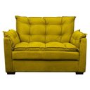Ver imagem 2 de Sofá Confortável 1,40 Pequeno Compacto Small Amarelo