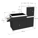 Ver imagem 7 de Fogão a Lenha Brasil Chapa Vitrocerâmica Preto Direito Antonow