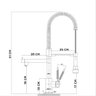 Torneira Cozinha Gourmet Monocomando 50 Cm Spray Extensor - 5