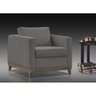 Poltrona Decorativa Aspen 01 Lugar Suede Cinza - 2
