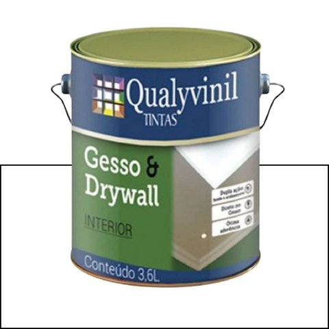 Tinta para Gesso e Drywall, 3,6l, Branco