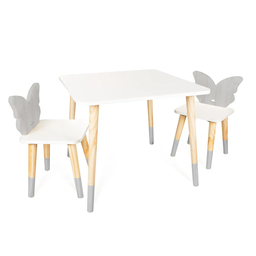 Mesa Infantil de Madeira Mdf - Cinza - 3