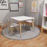 Mesa Infantil de Madeira Mdf - Cinza - 4