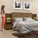 Ver imagem 6 de Cabeceira Casal/Queen Estofada 2 Mesas de Apoio Galaxy New Leifer