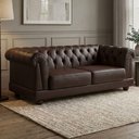 Ver imagem 2 de Sofa 2 Lugares Capitone Acorde 190 cm Pes MDF Courino Tcs 721 Moll