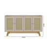 Aparador Buffet para Sala Classico Linea Brasil Lazio Carvalho Off White - 2